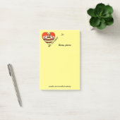 Red Panda Love hart Post-it® Notes (Kantoor)