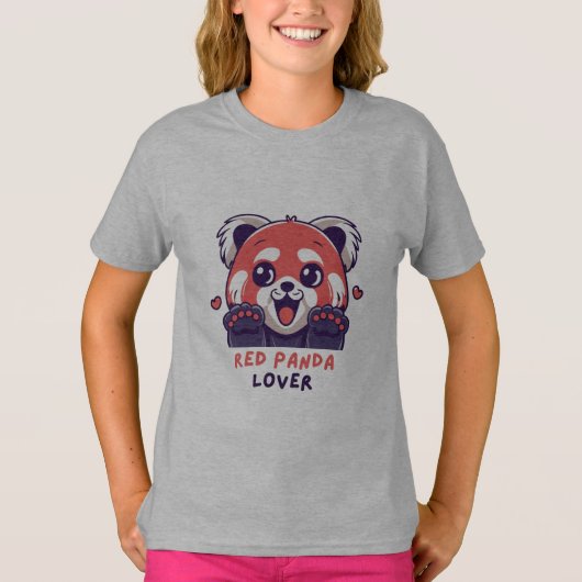Red Panda Lover T-shirt (Voorkant)