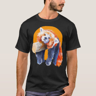 Red Panda Mannen Vrouwen Rood Panda Lover Grafisch T-shirt