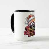 Red Panda Merry Christmas 12/25/25 Mok (Voorkant links)