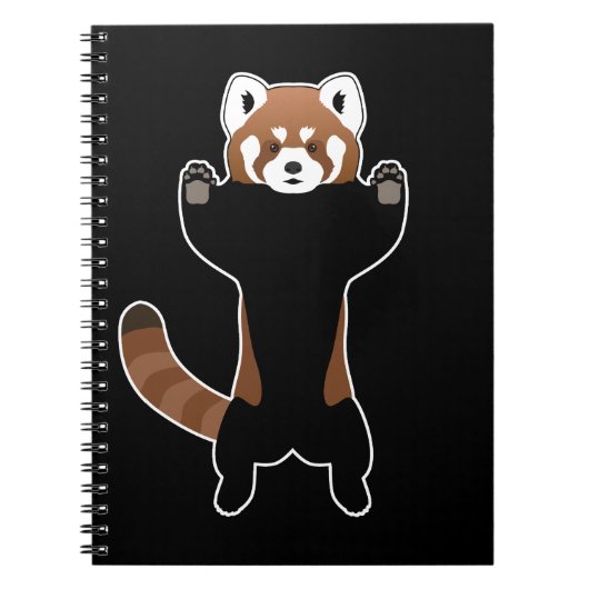 Red Panda Notitieboek (Voorkant)