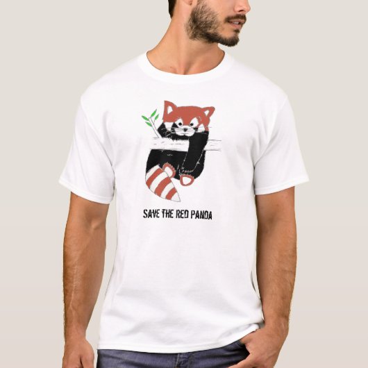Red Panda, ook bekend als FireFox T-shirt (Voorkant)