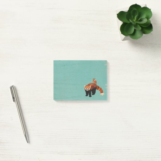 Red Panda & Owl Post it Note (Kantoor)