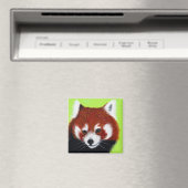 Red Panda Painting Magneet (Insitu (Vaatwasser))