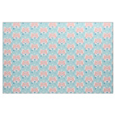Red Panda Pattern Modern Blue Stof (Fat Quarter)