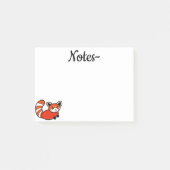Red Panda Post-it® Notes (Voorkant)