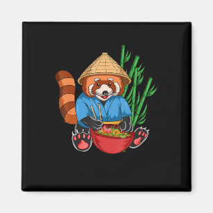 Red Panda Ramen Cook Mannen Vrouwen Kinder Ramen G Magneet