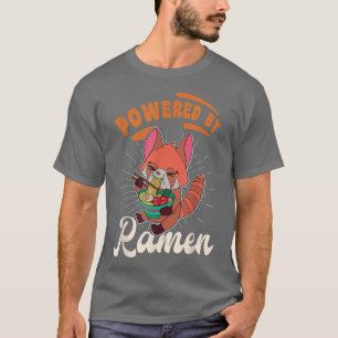 Red Panda Ramen Noodle Japan Cuisine Japanese Asia T-shirt