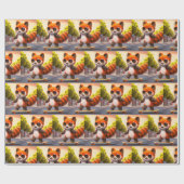 Red Panda Rides Cadeaupapier (Vlak)