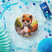 Red Panda Rides Papieren Kommen (Feest)