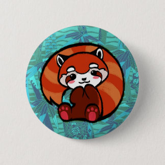 Red Panda Ronde Button 5,7 Cm