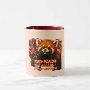 Red Panda “Schattige Chaos Gremlin” Mok