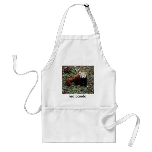 Red Panda Standaard Schort (Voorkant)