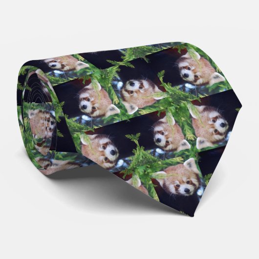 Red Panda Stropdas (Opgerold)