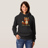 Red panda surprised hoodie (Voorkant volledig)
