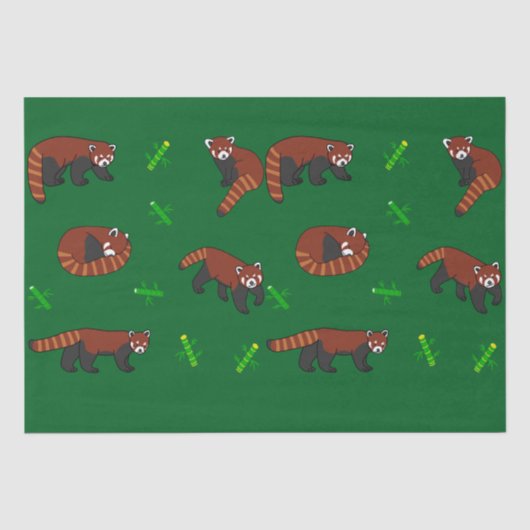 Red Panda Tissuepapier (Voorkant)