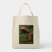 Red Panda Tote Bag (Achterkant)