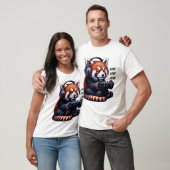 Red Panda Video Game Gaming Nerd T-shirt (Unisex)