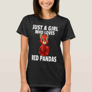 Red Panda voor meisjes T-shirt