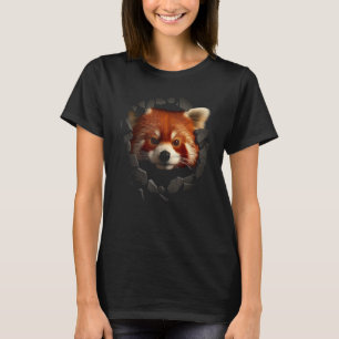 Red Panda Wall kunstwerk Animal Red Panda T-shirt