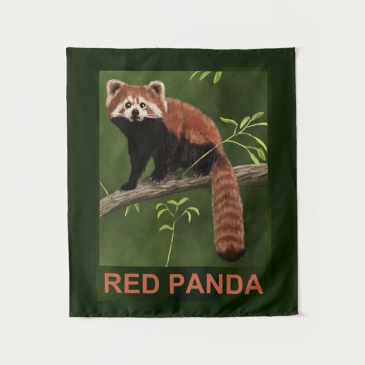Red Panda Wandkleed (Voorkant)