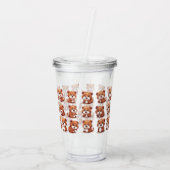 Red Pandas Acryl Drinkbeker (Achterkant)