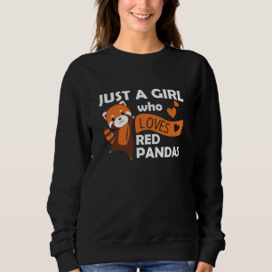 Red Pandas Girl Love Red Panda Kawaii Cute Animals Trui