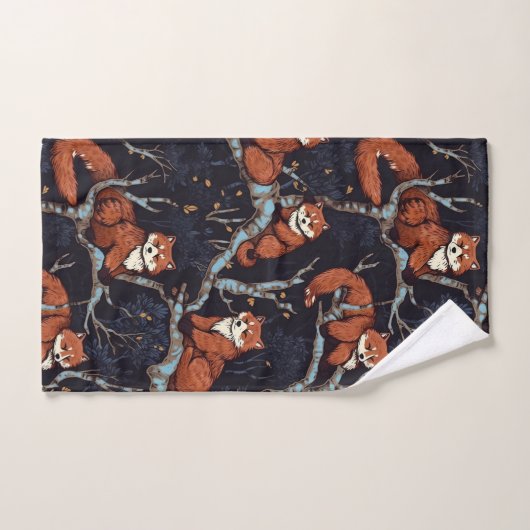 Red Pandas in bomen Bad Handdoek (Handdoek)