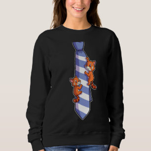 Red Pandas op uw Stropdas Home Kantoor Outfit Stro Trui