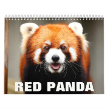 Red Pandas Wall Agenda