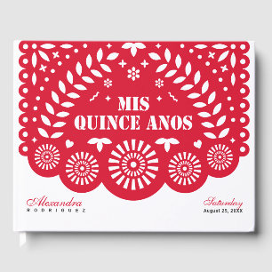 Red Papel Picado Mis Quince Años Gastenboek