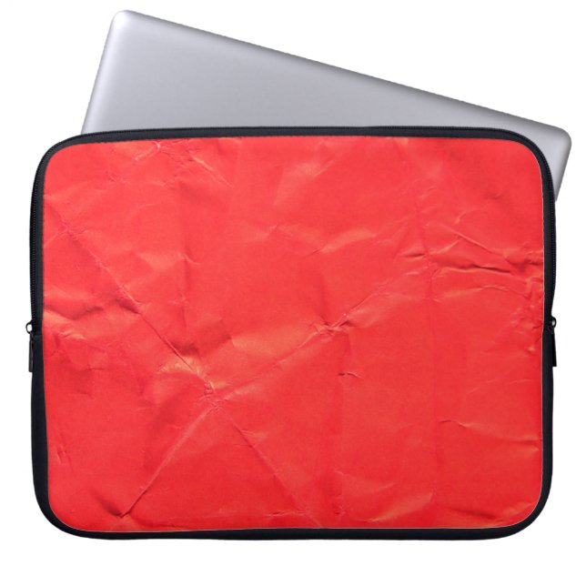Red paper abstract texture backgroundabstract, age laptop sleeve (Voorkant)