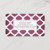 Red  Patroon Visitekaartje (Achterkant)