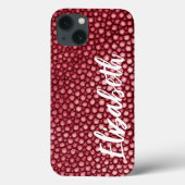 Red Pattern Case-Mate iPhone Case (Achterkant)