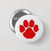 Red Paw Coffee Ronde Button 5,7 Cm (Voorkant /achterkant)