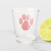 Red Paw Coffee Shot Glas (Achterkant)