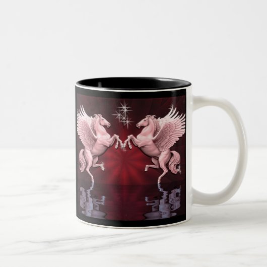 Red Pegasus Réflexions Café Mug (Droit)