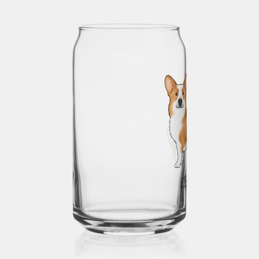 Red Pembroke Welsh Corgi mignon Chien Avec Nom Per (Droite)