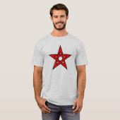 Red Pentagram T-shirt (Voorkant volledig)
