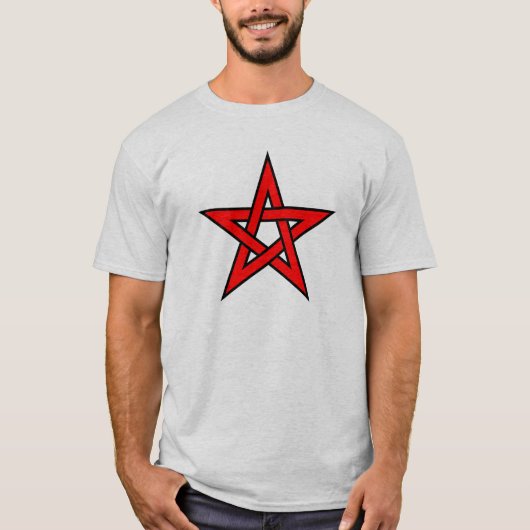 Red Pentagram T-shirt (Voorkant)