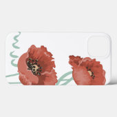 Red Peonies iPad Case (Achterkant (horizontaal))