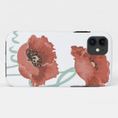 Red Peonies iPhone 5 Coque (Dos (Horizontal))