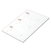 Red Peonies to Do List-laptop Notitieblok (Schuin)