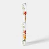 Red Peony Flower Bouquet Pattern iPhone Hoesje (Rechterkant)