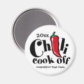 Red Pepper Chili Cook Off Contest Magneet (Voorkant / Achterkant)