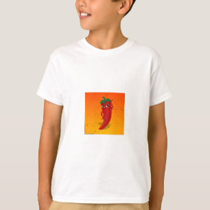Red Pepper Diva Jigzaag Puzzle T-shirt
