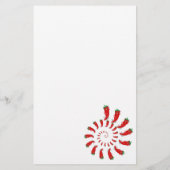 Red Pepper Diva Spiral Briefpapier (Achterkant)