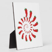 Red Pepper Diva Spiral Fotoplaat (Zijkant)