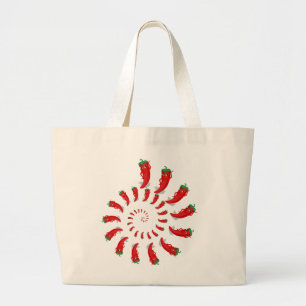 Red Pepper Diva Spiral Grote Canvas tas