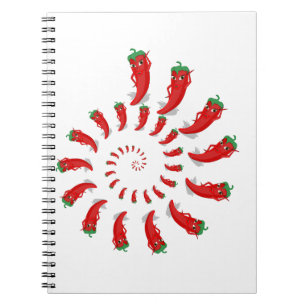Red Pepper Diva Spiral Notitieboek